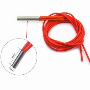 Calefactor extrusión 20x6mm,12V, 40W, 1m