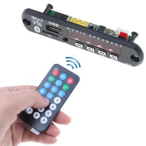 MODULO  REPRODUCTOR DE  AUDIO  BT-MP3-TF-AUX-FM  CON CONTROL