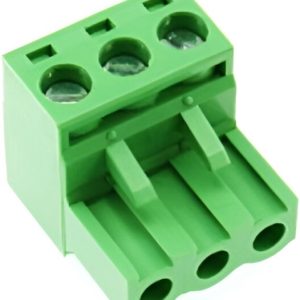 BORNERA VERDE 3PIN EN L, 5.08MM