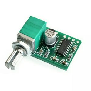 AMPLIFICADOR DIGITAL PARA AUDIO EN ESTEREO 2X3W 5V POTENCIOMETRO PAM8403