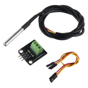 KIT SENSOR DE TEMPERATURA A PRUEBA DE AGUA DS18B20+ADAPTADOR 3 PINES