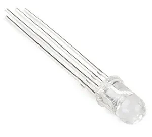LED 5MM RGB TRANSPARENTE 4 PIN