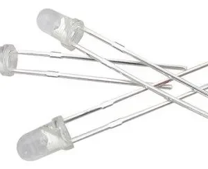 LED 3MM TRANSPARENTE BLANCO