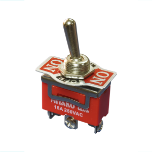 SWITCH ON-OFF-ON 3 PINES NARANJA 15A