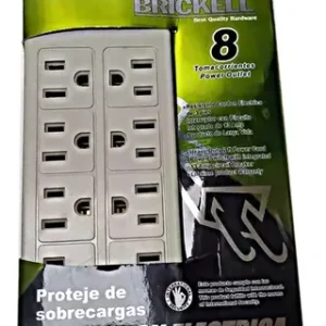 REGLETA ELECTRICA DE 8 PUESTOS CON SUPRESOR DE PICOS RETIE