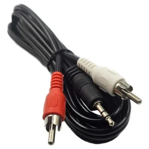 CABLE 2X1 NEGRO 1.5MTS