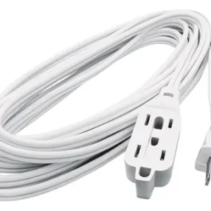 EXTENSION BLANCA 2X14AWG 12FT RETIE