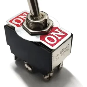 SWITCH ON-OFF-ON 6 PINES NEGRO 15A