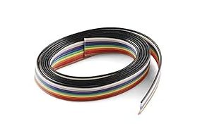 CABLE RIBBON COLOR CARRETA POR 30.5MTS 10 CABLES