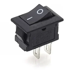 SWITCH ON-OFF 2 PINES MINI NEGRO 6A