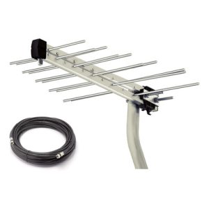 ANTENA DE TDT EXTERIOR 10M CABLE