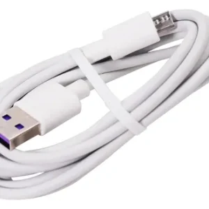 CABLE V8 DE 1M, BLANCO Y NEGRO